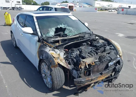 2015 Hyundai Veloster из США, поврежденный, VIN KMHTC6AD1FU237103